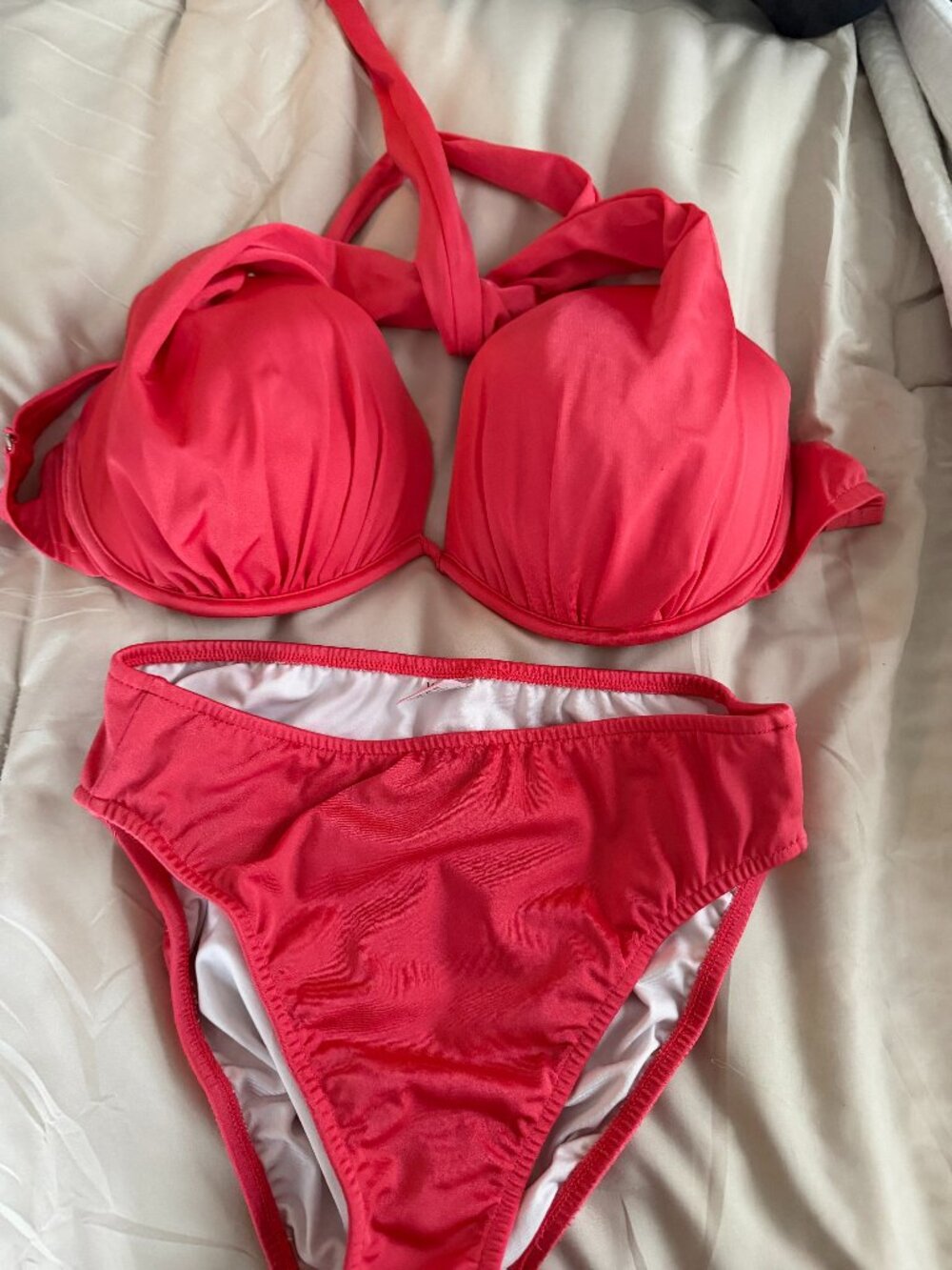 Venus Marilyn push up bikini top w/ Halter top moderate bikini bottom